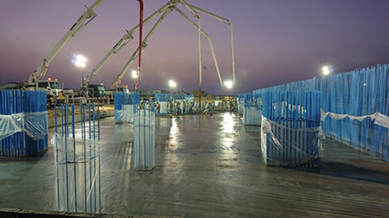CONCRETE PLACEMENT FOR ‘DELAYED COKER UNIT’ COMPLETED ON EPC1 OF DUQM REFINERY CONCRETE PLACEMENT FOR ‘DELAYED COKER UNIT’ COMPLETED ON EPC1 OF DUQM REFINERY